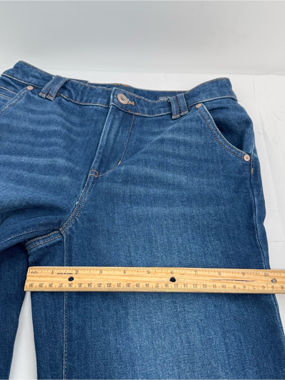 NEW J.Jill High Rise Wide Leg Jeans Sz 2P Classic Dark Wash Denim Timeless Style - Picture 14 of 16